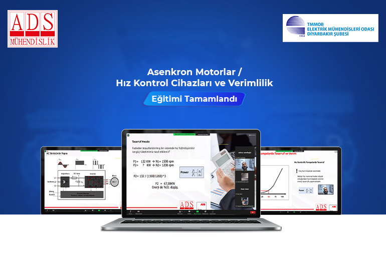 EMO Diyarbakır Şubesi İle Asenkron Motorlar ve Sürücü Etkinliğimiz Tamamlandı